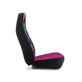 Black Woman Art Car Seat Covers-Hot Pink & Psychedelic