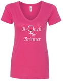 "Brunch & Brinner" V-Neck T-Shirt