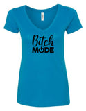 "BITCH MODE" V-Neck T-Shirt