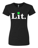 "Lit." Crew Neck T-Shirt