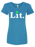 "Lit." Crew Neck T-Shirt