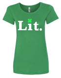 "Lit." Crew Neck T-Shirt