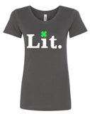 "Lit." Crew Neck T-Shirt