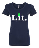 "Lit." Crew Neck T-Shirt