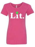 "Lit." Crew Neck T-Shirt