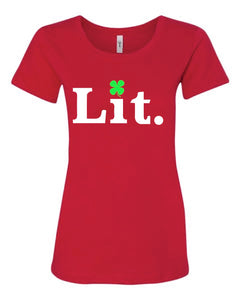 "Lit." Crew Neck T-Shirt