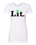 "Lit." Crew Neck T-Shirt