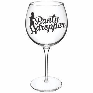 Panty Dropper White Wine Glass