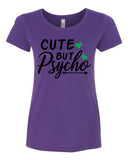 "Cute But Psycho" Crew Neck T-Shirt